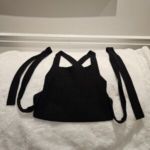 Aritzia Knit Wrap Crop Top